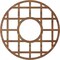 Ekena Millwork O'Neal Wood Fretwork Pierced Ceiling Medallion, Walnut, 24"OD x 8 3/4"ID x 1/4"T CMWP24X24X0250ONWA - alternate 5